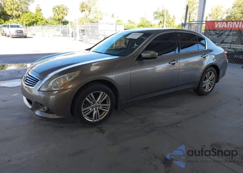 2012 Infiniti G37X из США, поврежденный, VIN JN1CV6AR1CM671109
